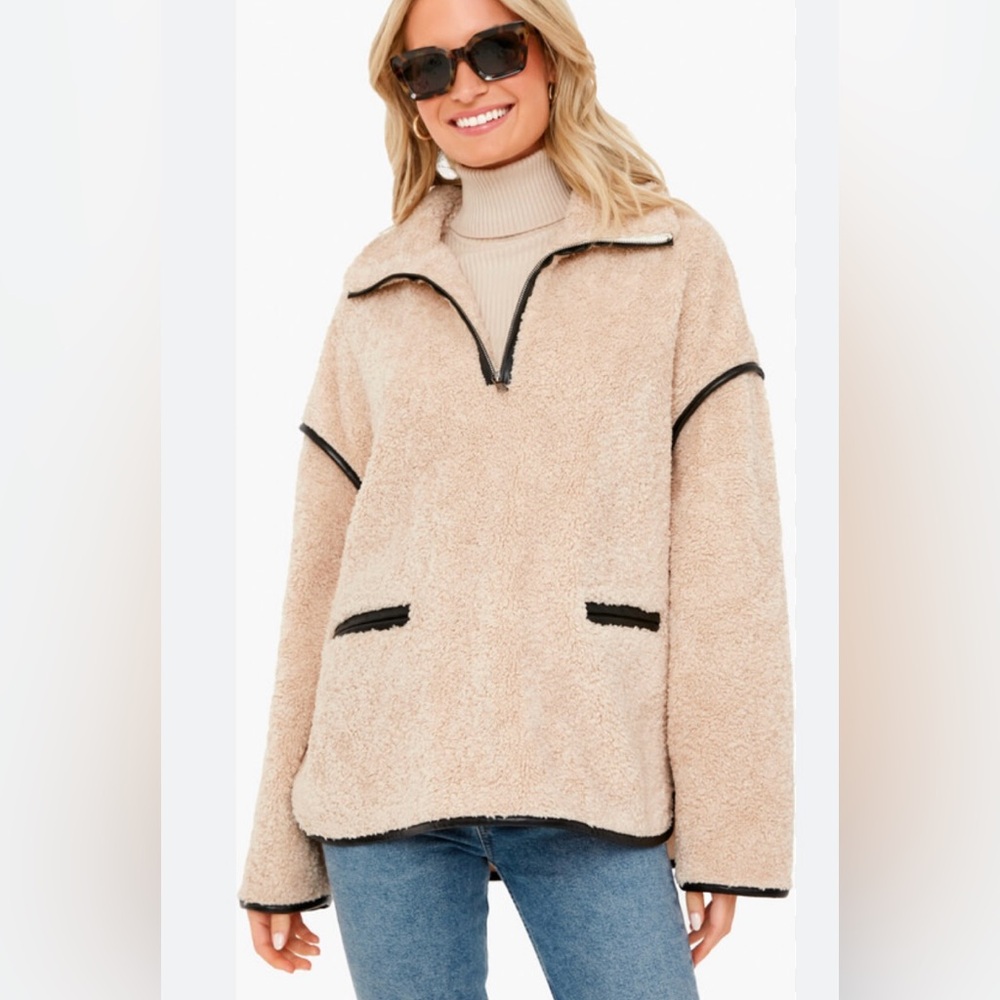Tuckernuck Rhodes Shearling Quarter zip